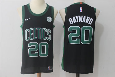 Celtics 20 Gordon Hayward Black Nike Jersey