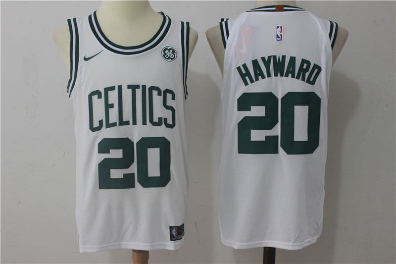 Celtics 20 Gordon Hayward White Nike Jersey