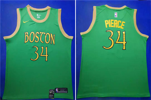 Celtics 34 Paul Pierce Green 2019-20 City Edition Swingman Jersey