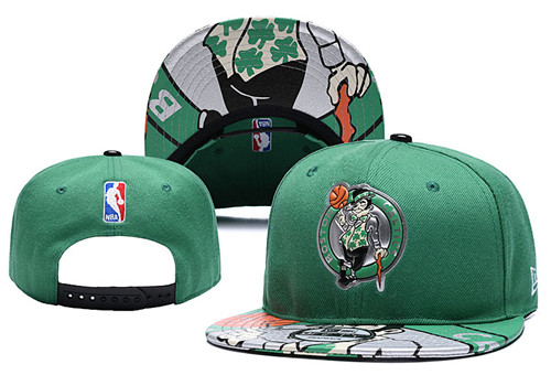 Celtics Team Logo Green Adjustable Hat YD