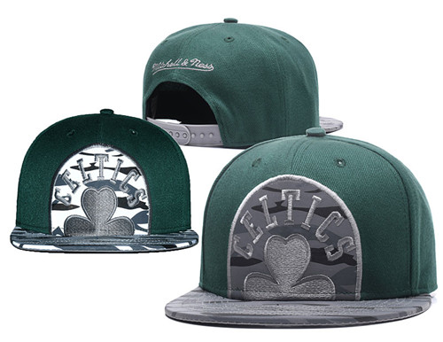 Celtics Team Logo Green Gray Adjustable Hat GS
