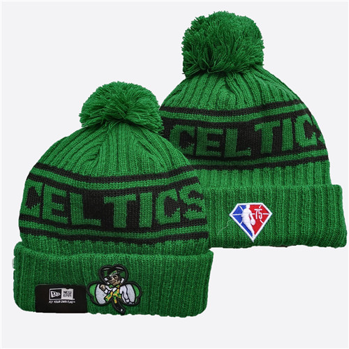 Celtics Team Logo Green Knit Hat YD