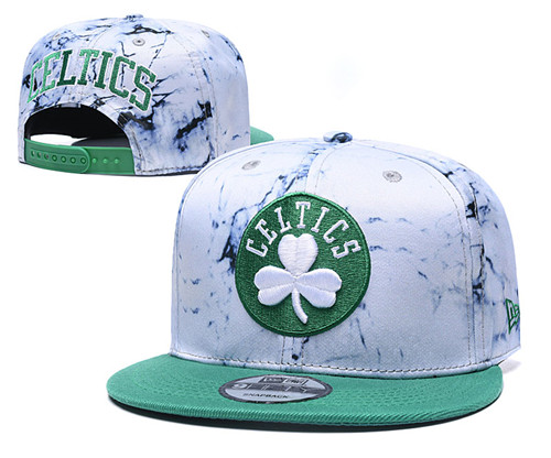Celtics Team Logo Smoke Green Adjustable Hat TX