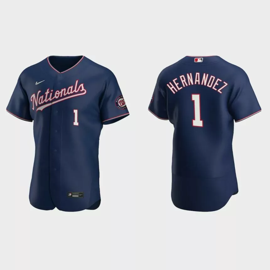Cesar Hernandez Washington Nationals Authentic Alternate Jersey – Navy