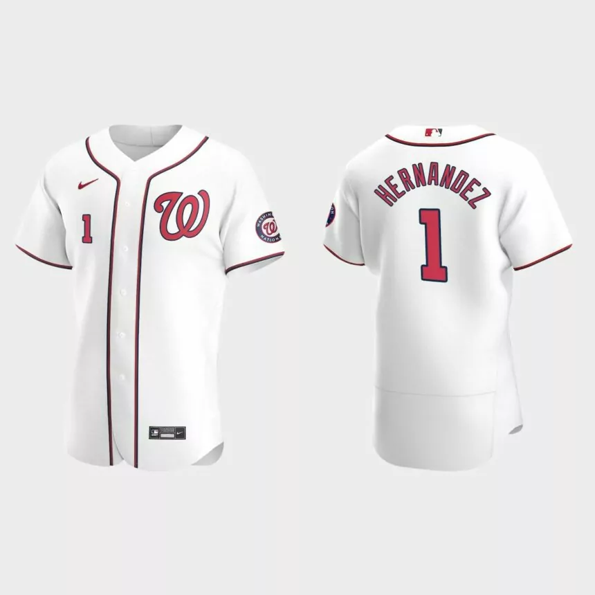 Cesar Hernandez Washington Nationals Authentic Home Jersey – White