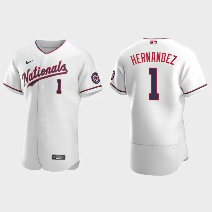 Cesar Hernandez Washington Nationals Authentic Jersey – White