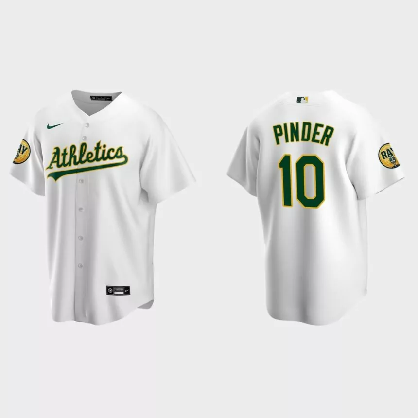 Chad Pinder Oakland Athletics 2022 Ray Fosse Patch Replica Jersey – White