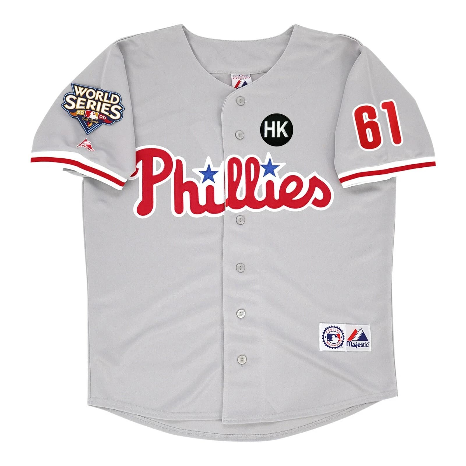 Chan Ho Park 2009 Philadelphia Phillies World Series Home & Road  Men's Jersey