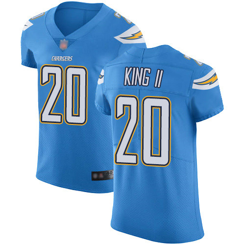 Chargers #20 Desmond King II Electric Blue Alternate Men's Stitched Football Vapor Untouchable Elite Jersey