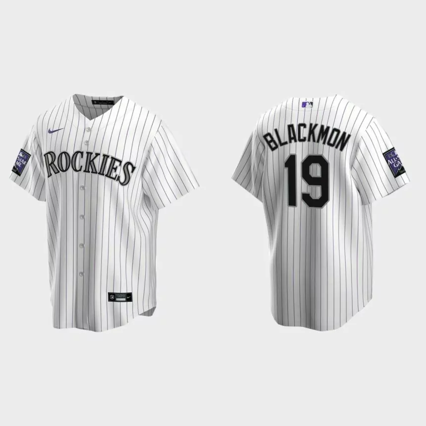 Charlie Blackmon Colorado Rockies 2021 All-Star Game Home Replica Jersey – White