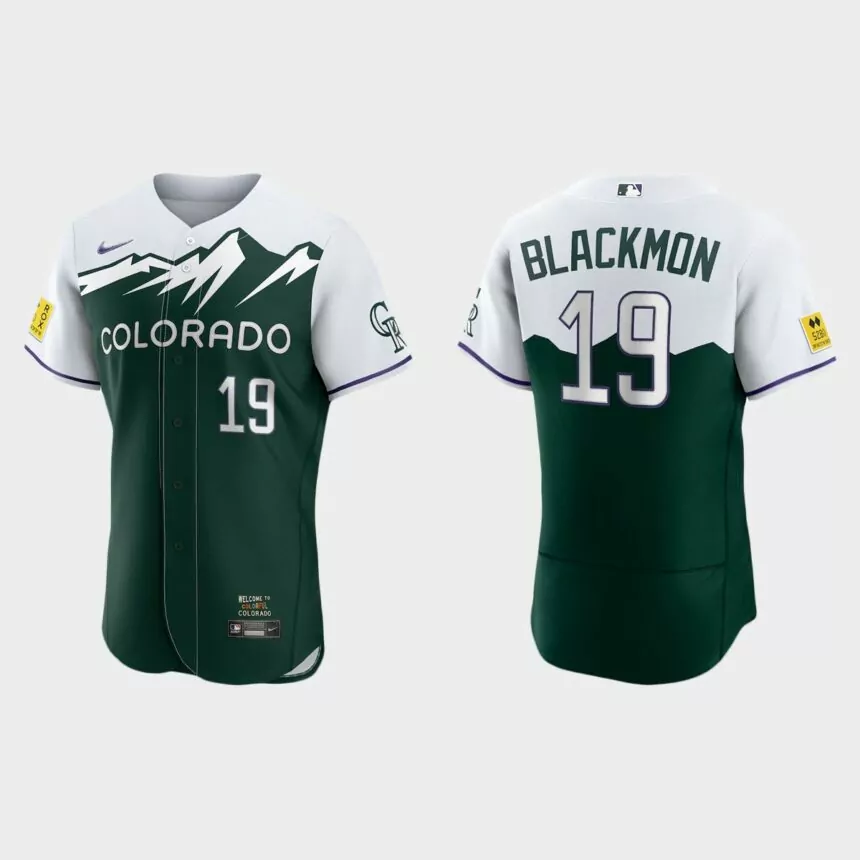 Charlie Blackmon Colorado Rockies 2022 City Connect Authentic Jersey – Green