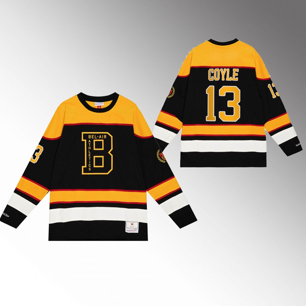 Charlie Coyle Bruins NHL X Bel-Air Jersey Black Hockey Stitched