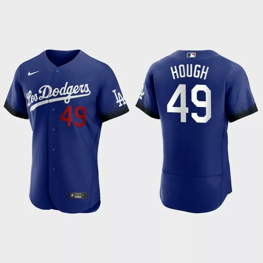 Charlie Hough Los Angeles Dodgers 2021 City Connect Authentic Jersey – Royal