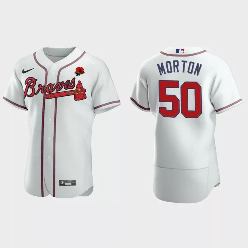 Charlie Morton Atlanta Braves 2021 Memorial Day Authentic Jersey – White