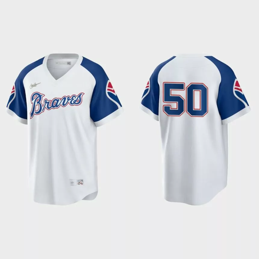 Charlie Morton Atlanta Braves Cooperstown Home Jersey – White