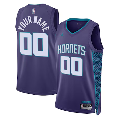 Charlotte Hornets Jordan Brand Unisex 202223 Swingman Custom Jersey - Statement Edition - Teal