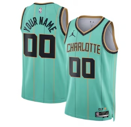 Charlotte Hornets Jordan Brand Unisex 2024-25 Custom Swingman Jersey - City Edition - Mint