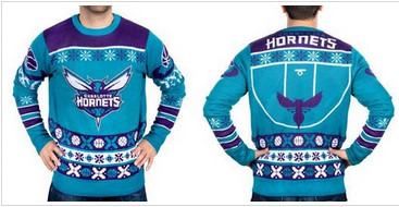 Charlotte Hornets Men''s NBA Ugly Sweater