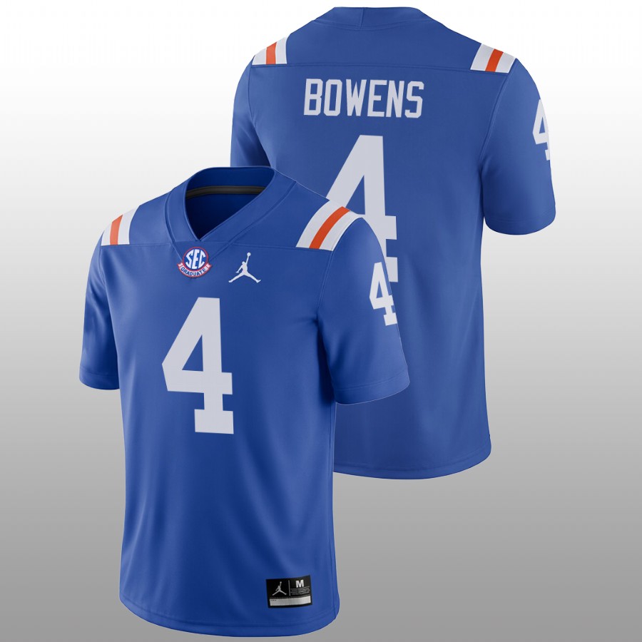 Chauncey Bowens Florida Gators Blue College Football 2024 4-star RB Jersey
