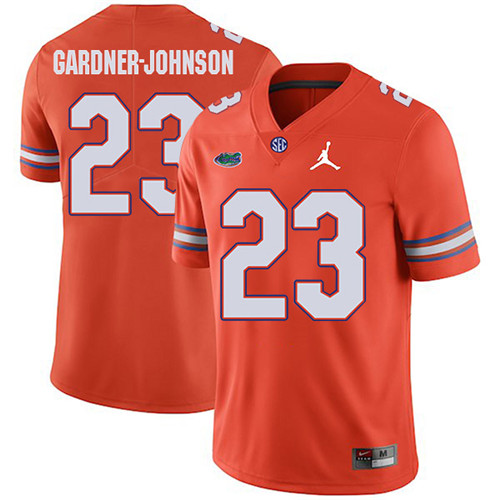 Chauncey Gardner-Johnson Florida Gators Men's Jersey - #23 NCAA Orange Stitched Jordan Authentic