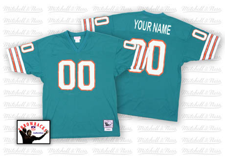 Cheap Miami Dolphins Customized Green Throwback Men Jerseys