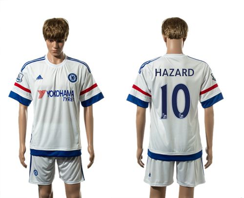 Chelsea #10 Hazard New White Soccer Club Jersey