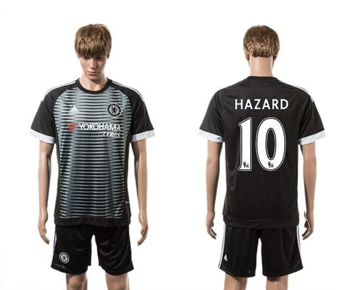Chelsea #10 Hazard SEC Away Soccer Club Jersey