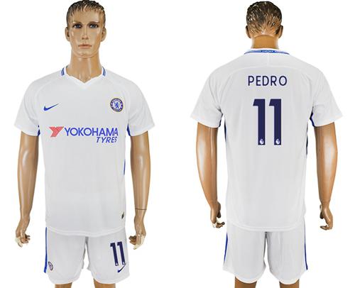 Chelsea #11 Pedro Away Soccer Club Jersey