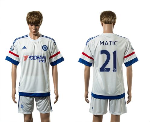 Chelsea #21 Matic New White Soccer Club Jersey