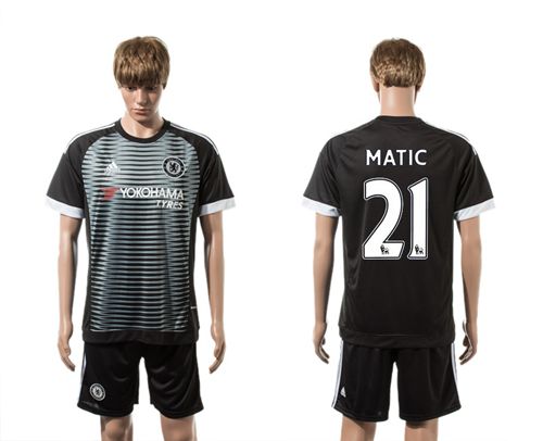 Chelsea #21 Matic SEC Away Soccer Club Jersey