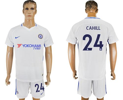 Chelsea #24 Cahill Away Soccer Club Jersey
