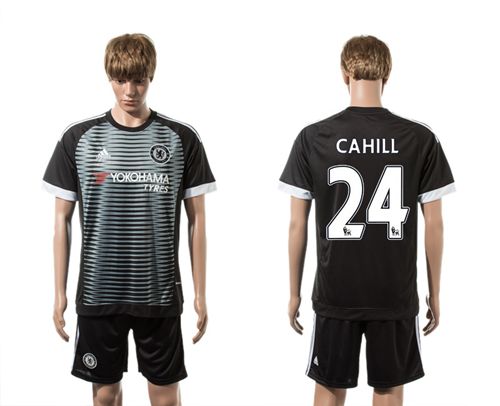 Chelsea #24 Cahill SEC Away Soccer Club Jersey