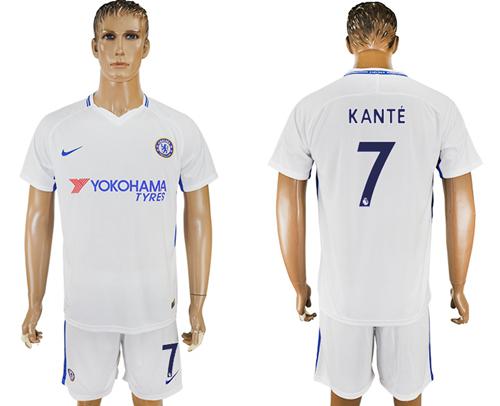 Chelsea #7 Kante Away Soccer Club Jersey