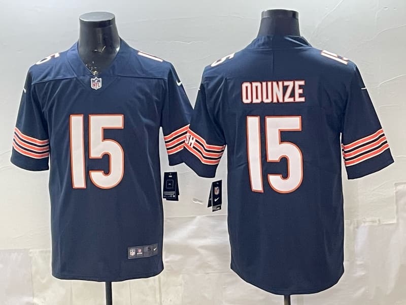 Chicago Bears #15 Rome Odunze Alternate Classic Vapor Limited Jersey