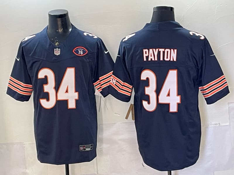 Chicago Bears #34 Walter Payton Blue Vapor   Limited Jersey