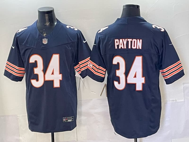 Chicago Bears #34 Walter Payton Blue Vapor  Limited Jersey