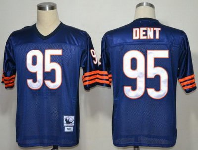 Chicago Bears 95 Richard Dent Blue Throwback NFL Jerseys
