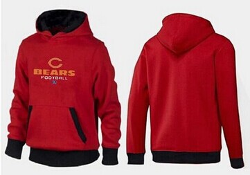 Chicago Bears Critical Victory Pullover Hoodie Red & Black