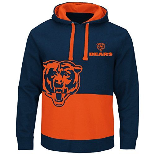 Chicago Bears Navy All Stitched Hooded Sweatshirt