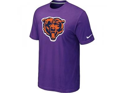 Chicago Bears Purple Tean Logo T-Shirt
