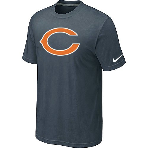 Chicago Bears Sideline Legend Authentic Logo Dri-fit T-Shirt Grey