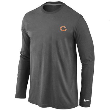 Chicago Bears Sideline Legend Authentic Long Sleeve T-Shirt D.GREY