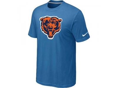Chicago Bears light Blue Tean Logo T-Shirt