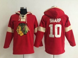 Chicago Blackhawks #10 Patrick Sharp Red Pullover NHL Hoodie