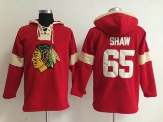 Chicago Blackhawks #65 Andrew Shaw Red Pullover NHL Hoodie