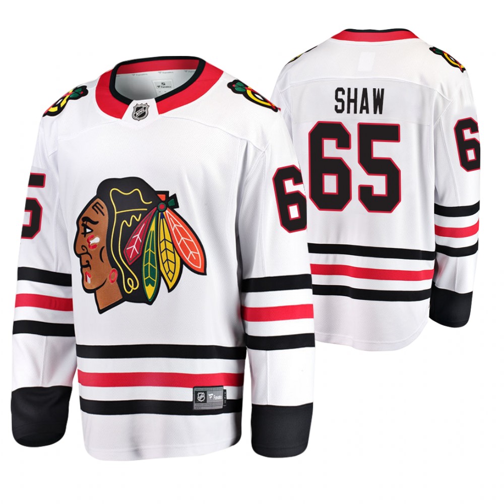 Chicago Blackhawks Andrew Shaw Men's Away Breakaway Player Fanatics Branded Jersey