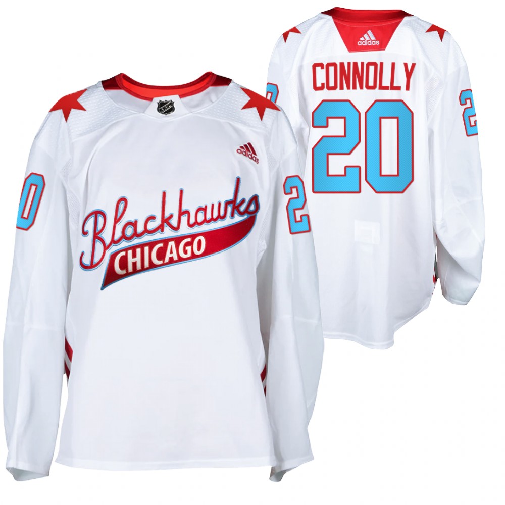 Chicago Blackhawks Brett Connolly White 2021 One Community Night Jersey