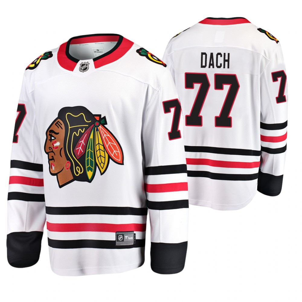 Chicago Blackhawks Kirby Dach Men's Away Breakaway Player Jersey