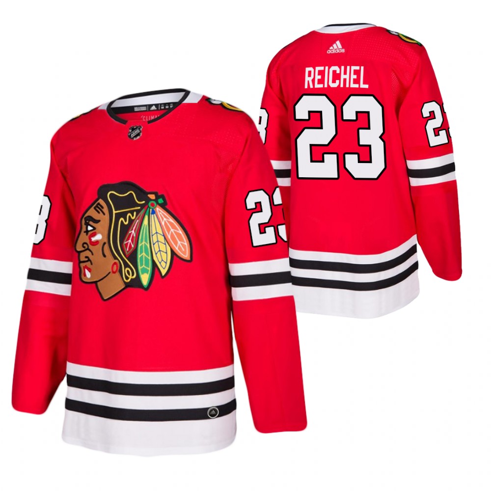 Chicago Blackhawks Lukas Reichel 2020 NHL Draft Red Authentic Jersey
