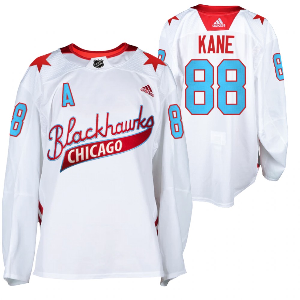 Chicago Blackhawks Patrick Kane White 2021 One Community Night Jersey
